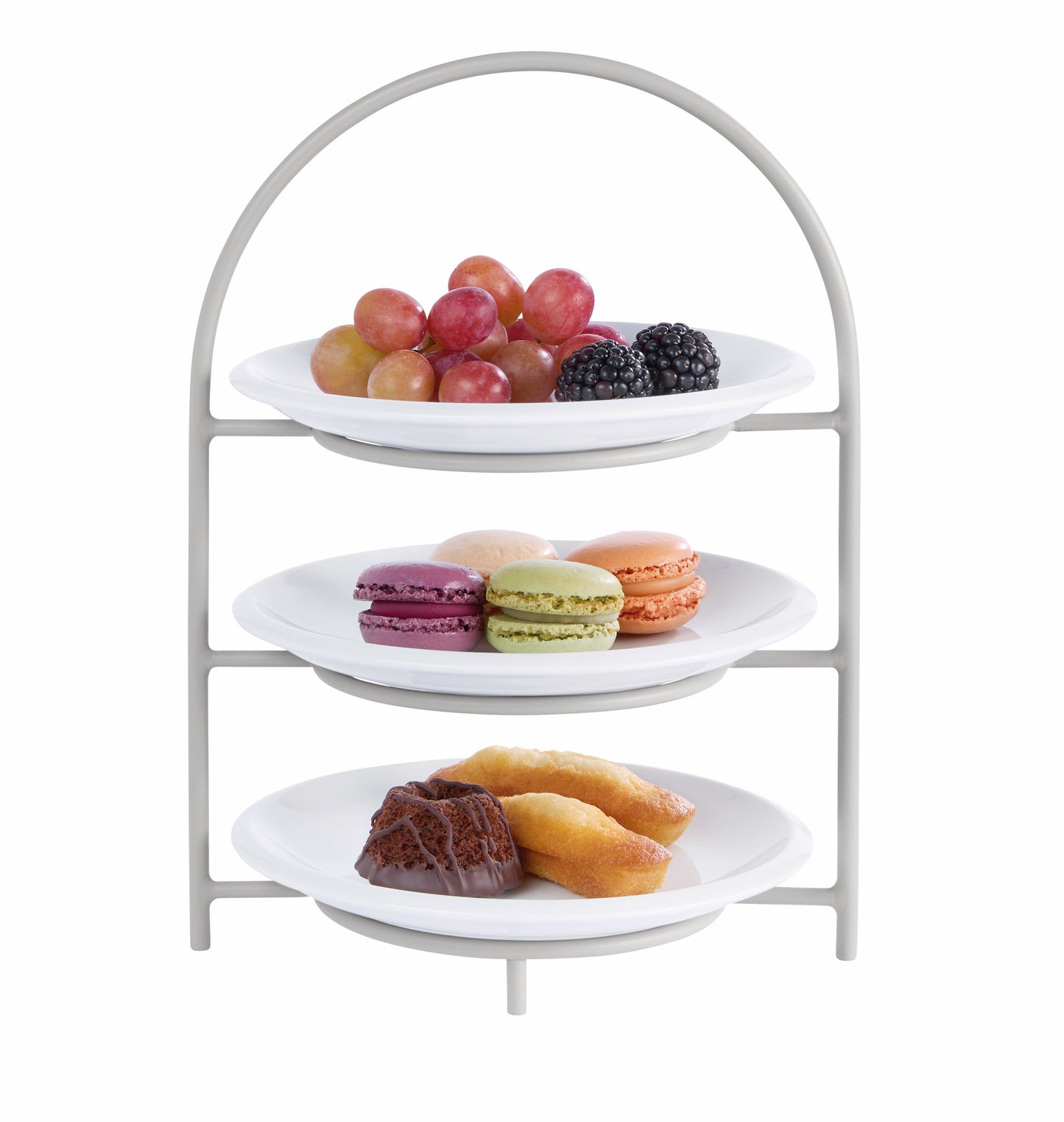 Dessert plate rack macadamia