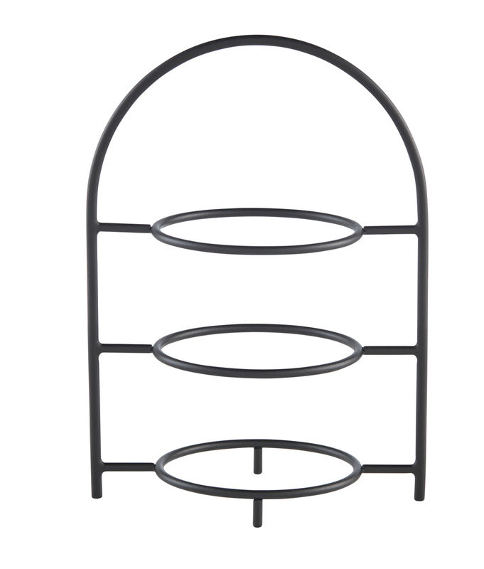 Dessert plate rack black