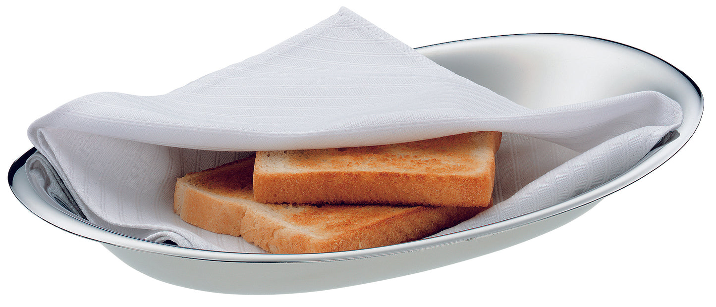 Bread basket 28 x 17 cm SCALA slvp.