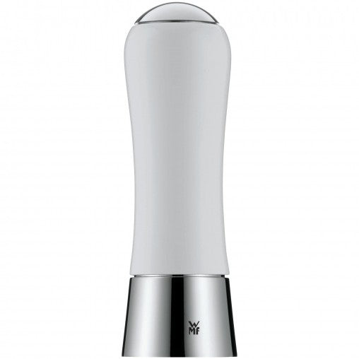 Salt and pepper mill 19cm, wood, white