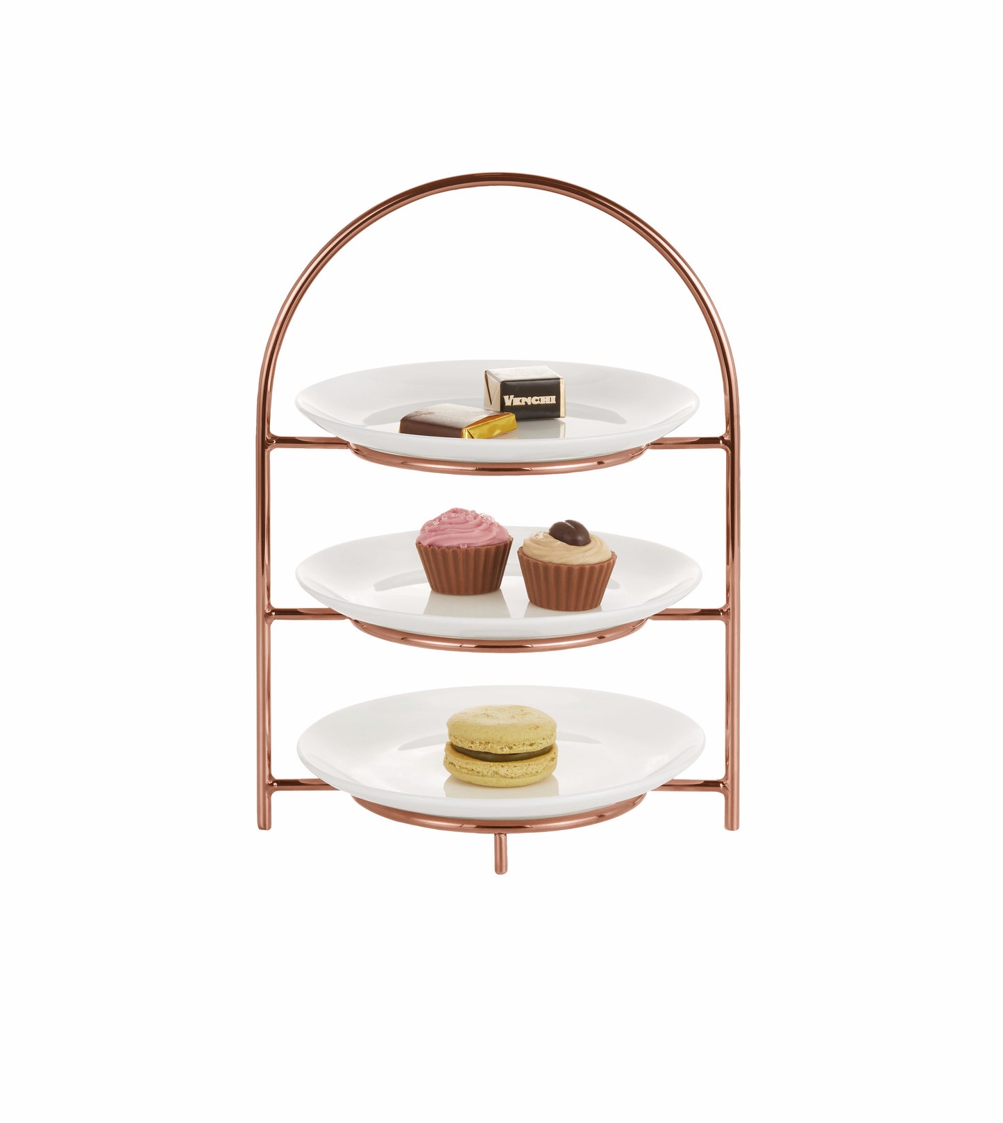 Multipurpose stand for plates Ø16 PVD copper