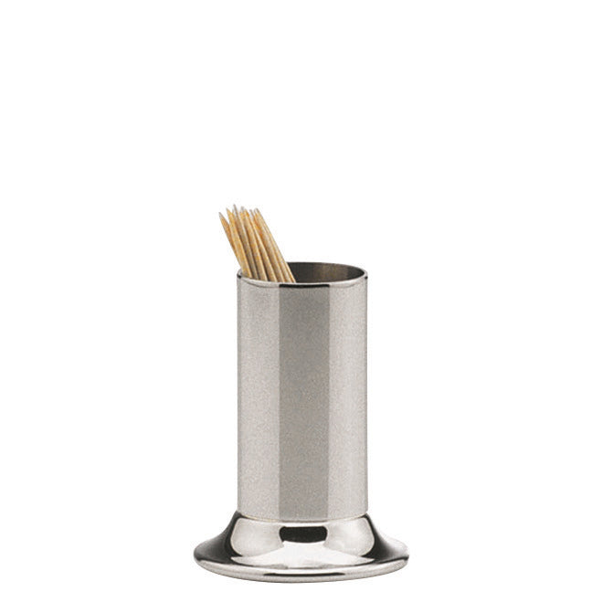 Toothpick holder silverplated