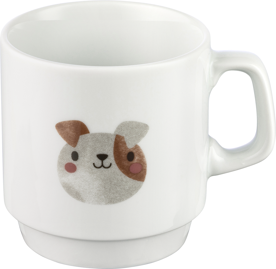 Cup stackable 0.22l