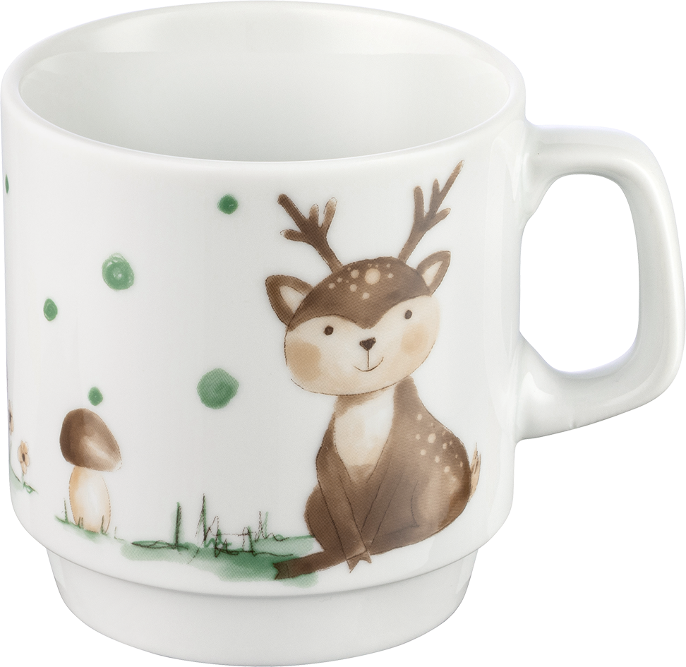 Cup stackable 0.22l