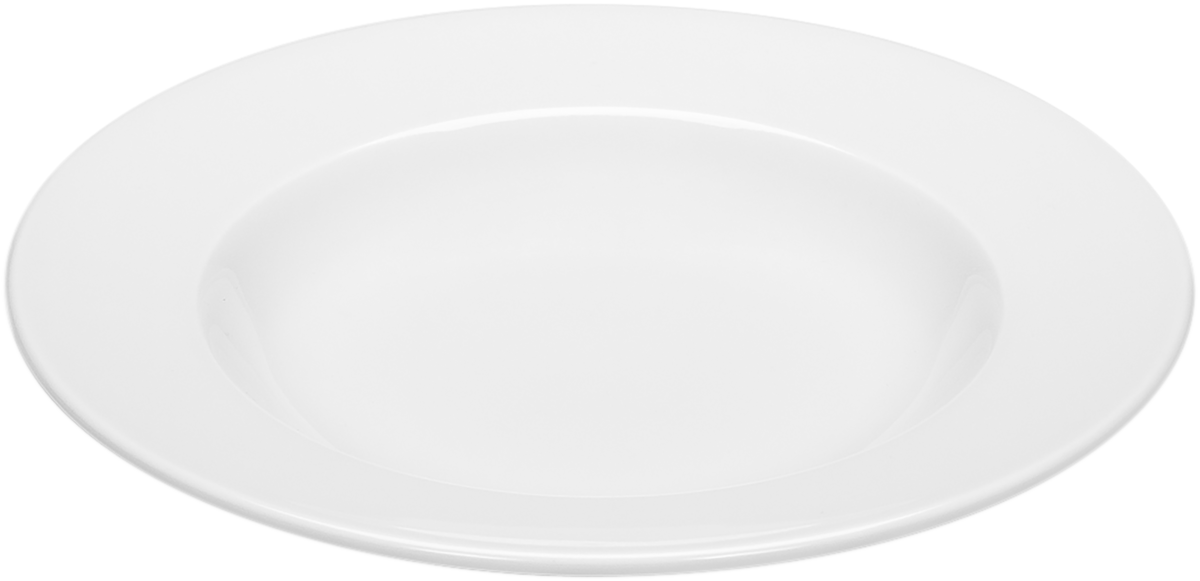 Plate deep round with rim 27cm