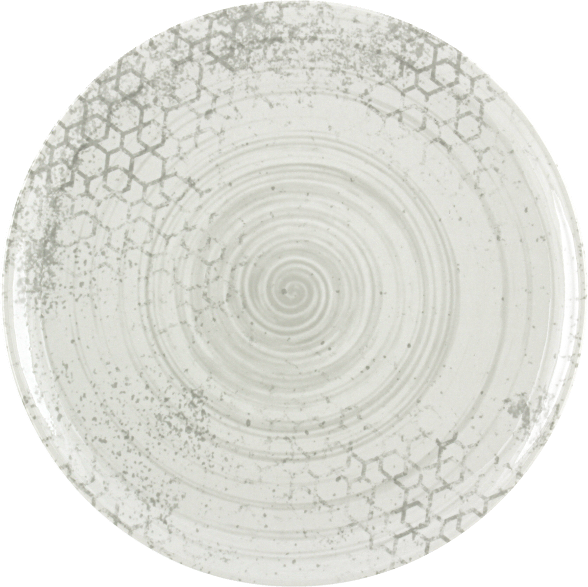 Plate flat round coupe 17cm MINEA