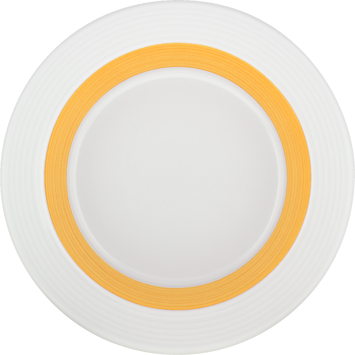 Plate special deep round with rim embossed 23cm