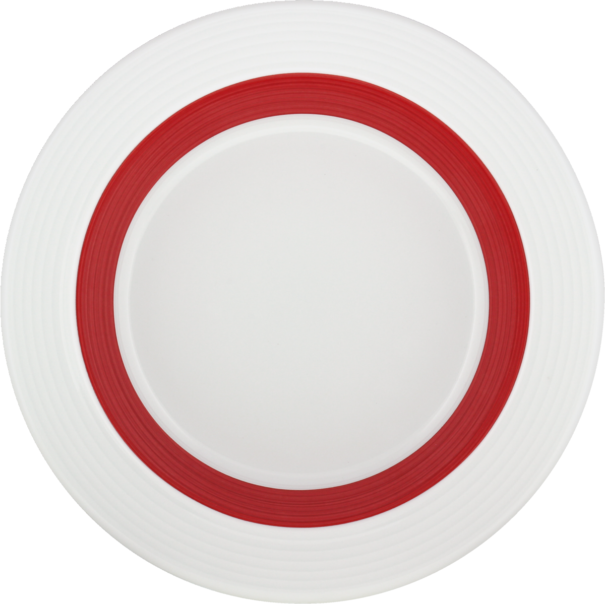 Plate special deep round with rim embossed 23cm