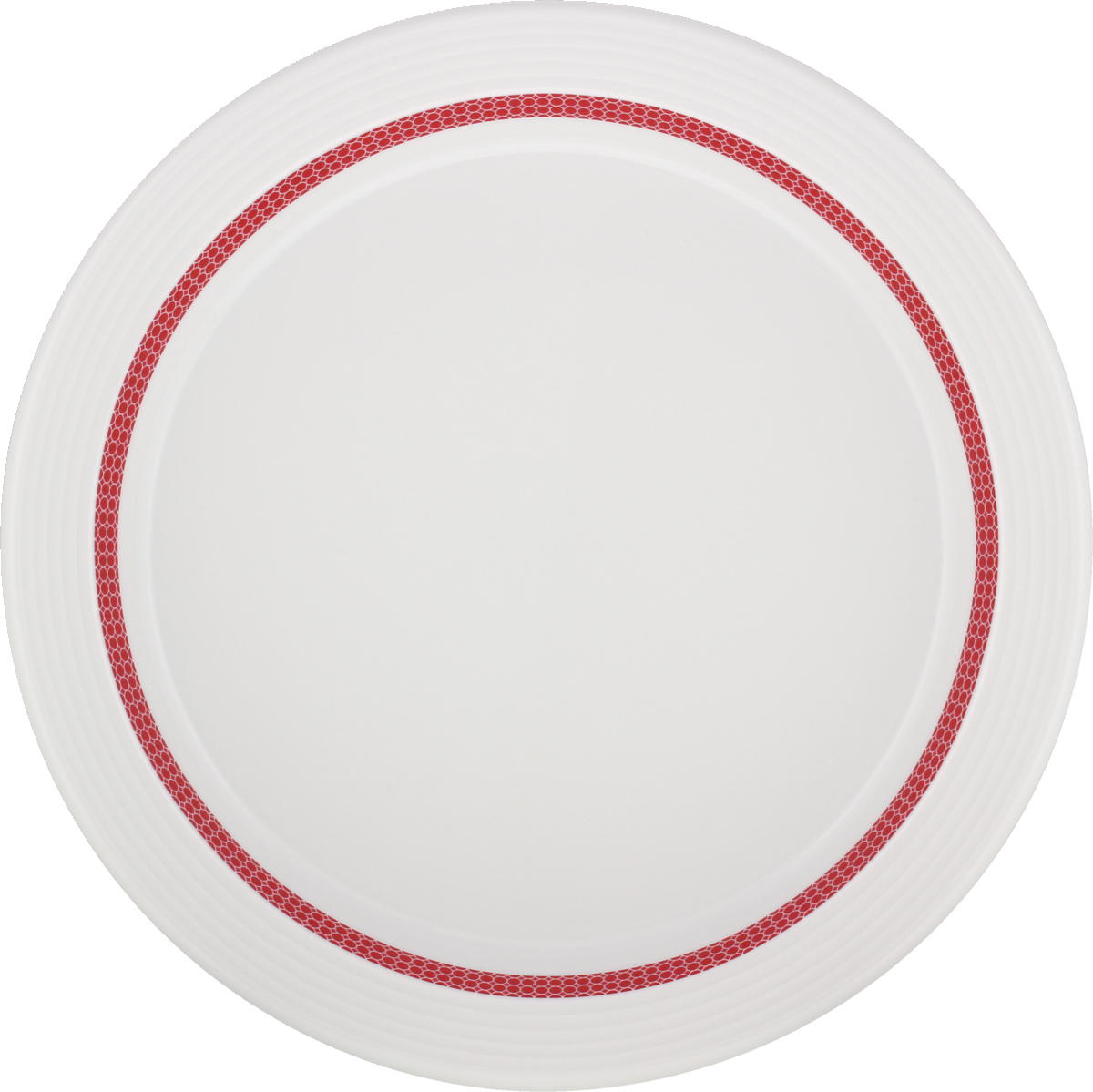 Plate special half-deep with rim embossed 25cm