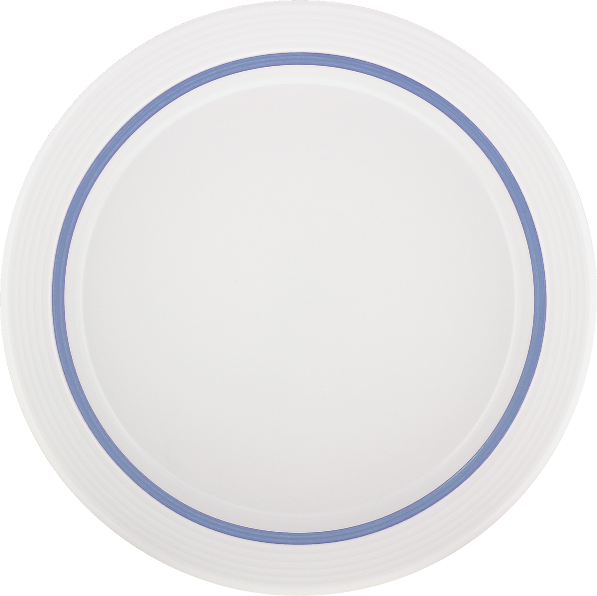 Plate special half-deep with rim embossed 25cm