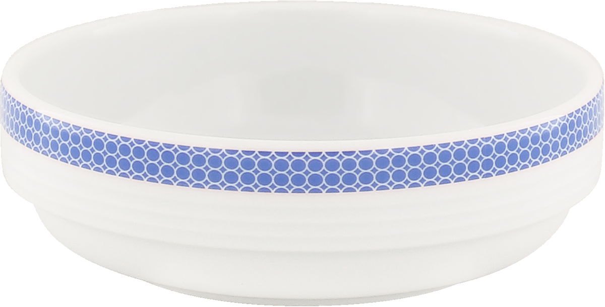 Bowl round stackable embossed 12cm/0.28l