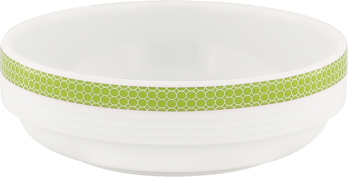 Bowl round stackable embossed 12cm/0.28l