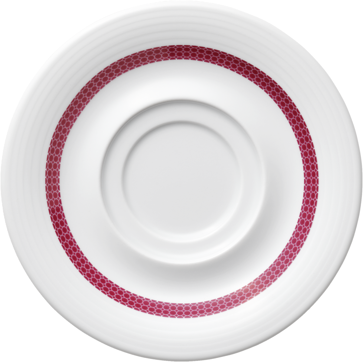 Saucer special with double well embossed 16cm