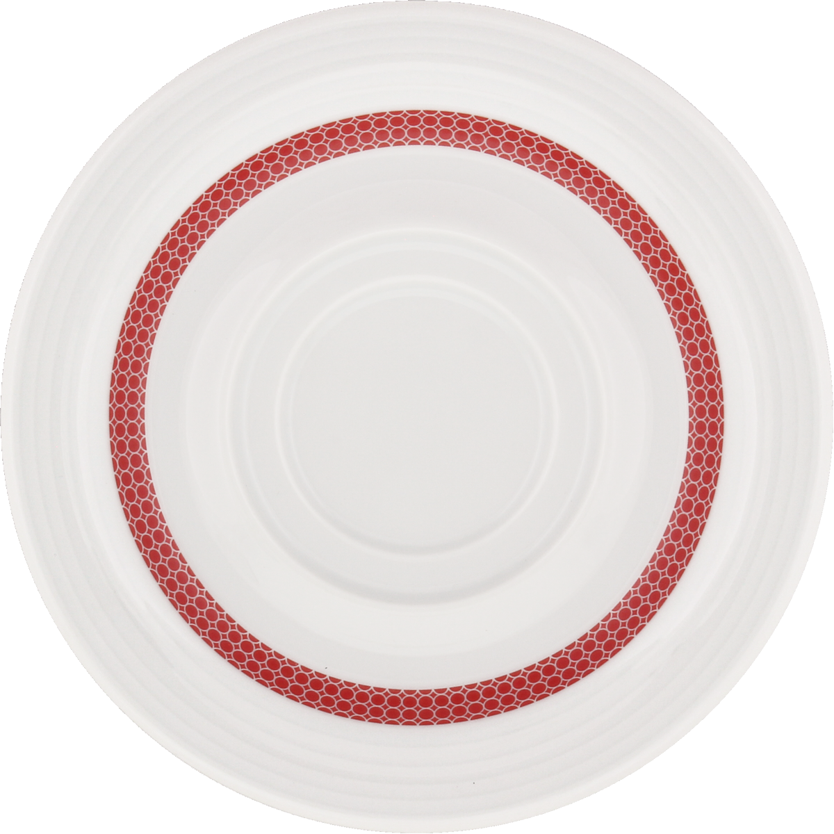 Saucer special with double well embossed 16cm