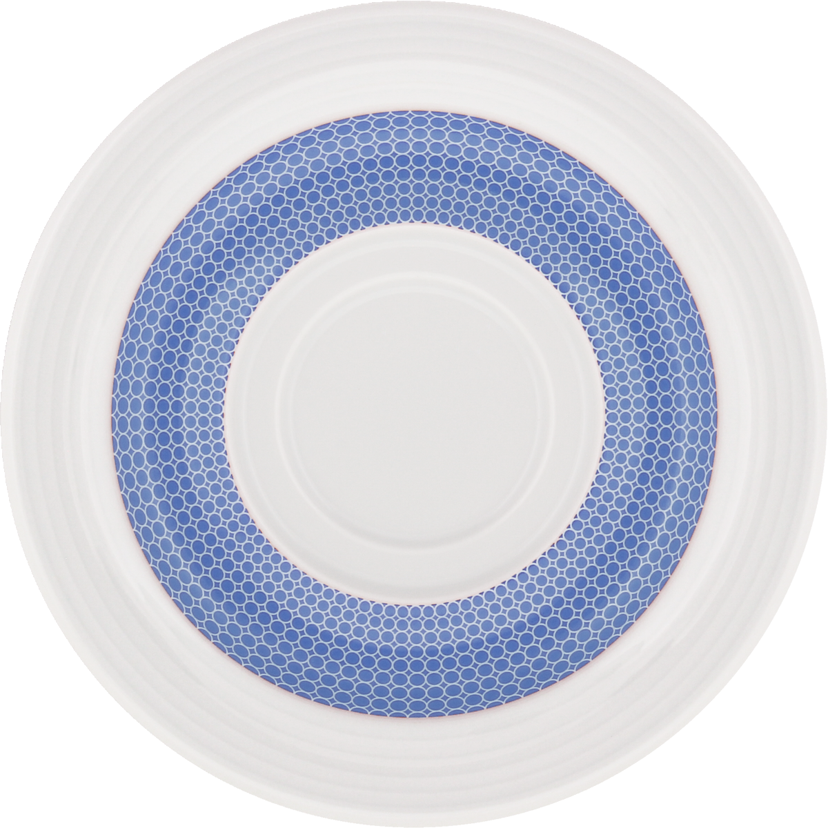Saucer special with double well embossed 16cm