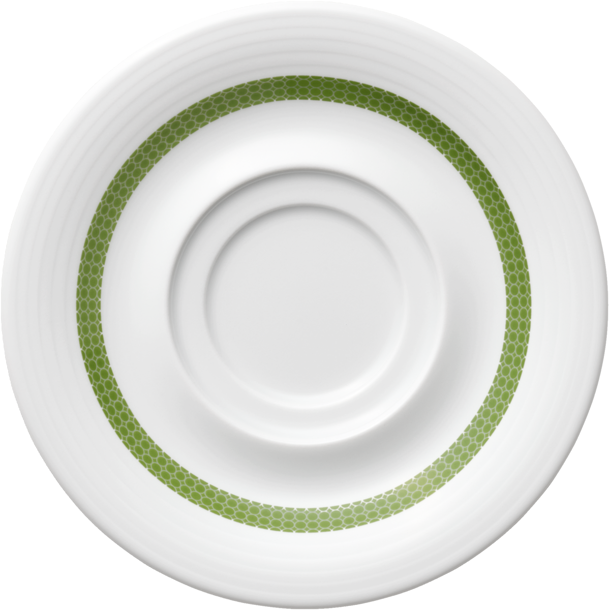 Saucer special with double well embossed 16cm