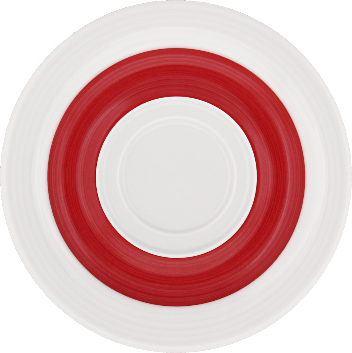 Saucer special with double well embossed 16cm