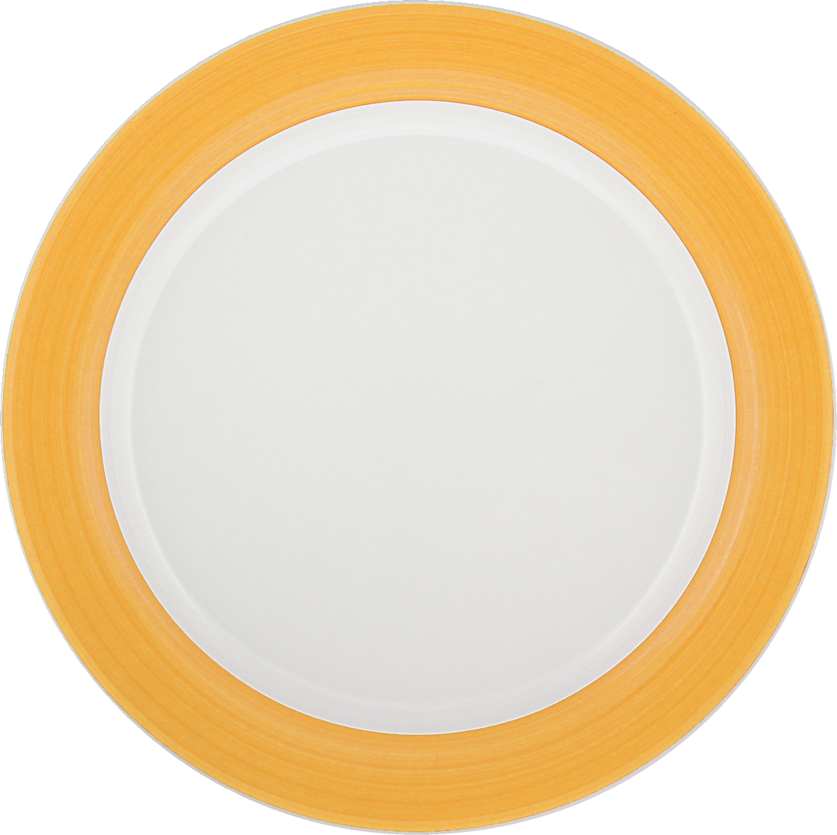 Plate flat round with rim 20cm