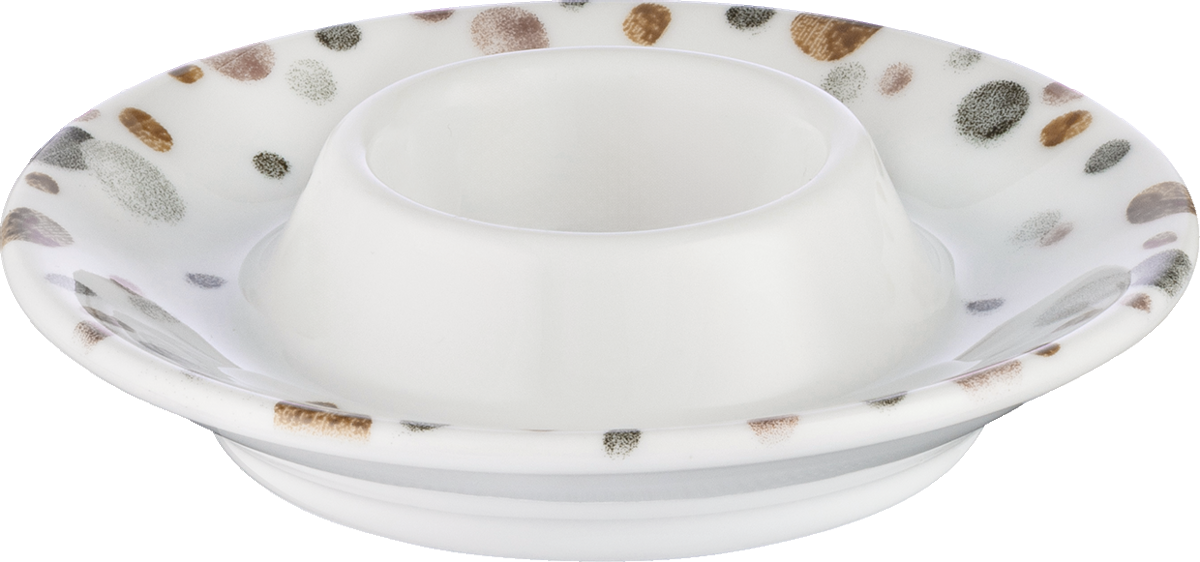 Egg cup with tray 11cm