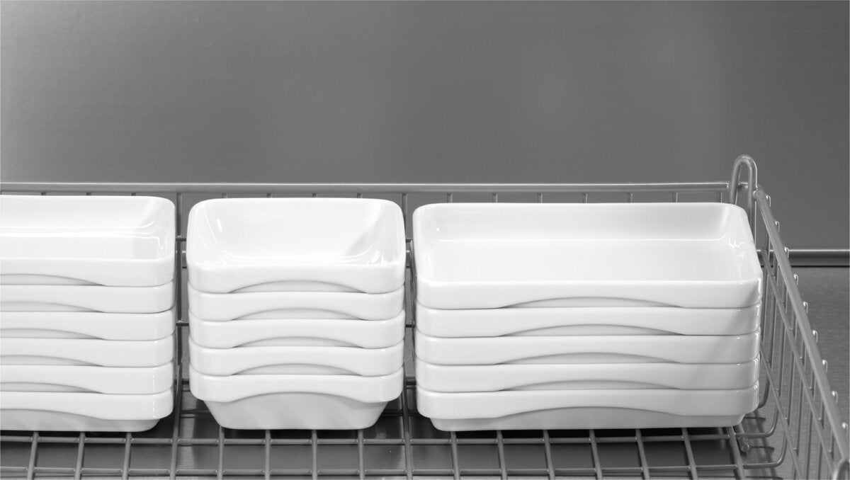 Bowl rectangular stackable 12.5cm/0.22l