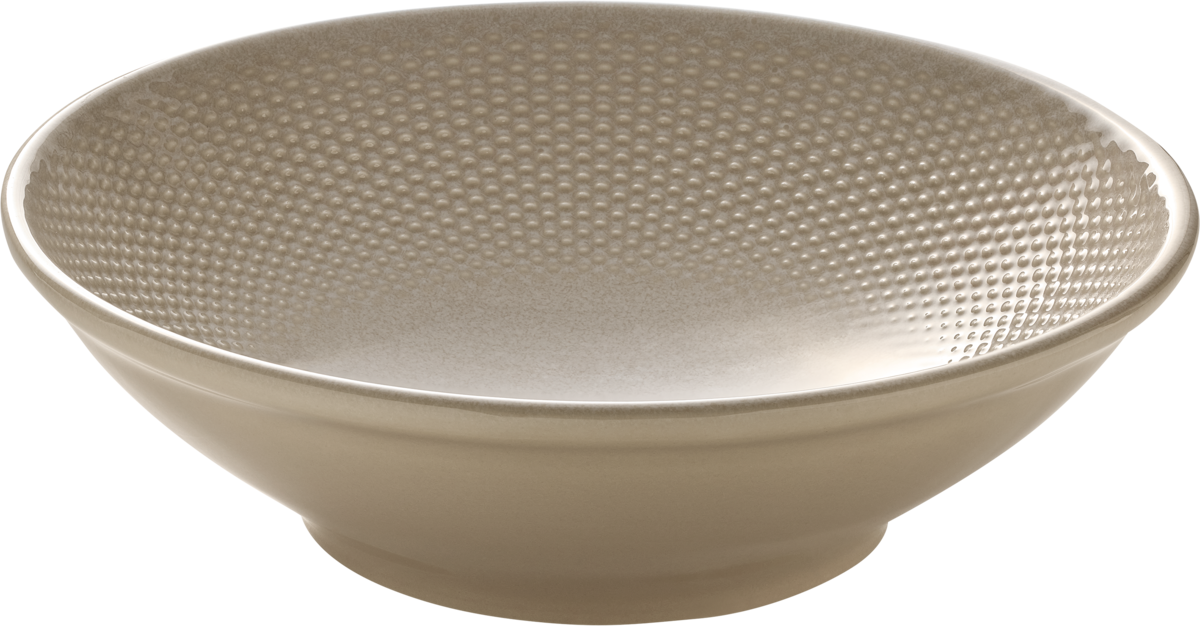 Bowl round embossed almond 24cm/1.50l