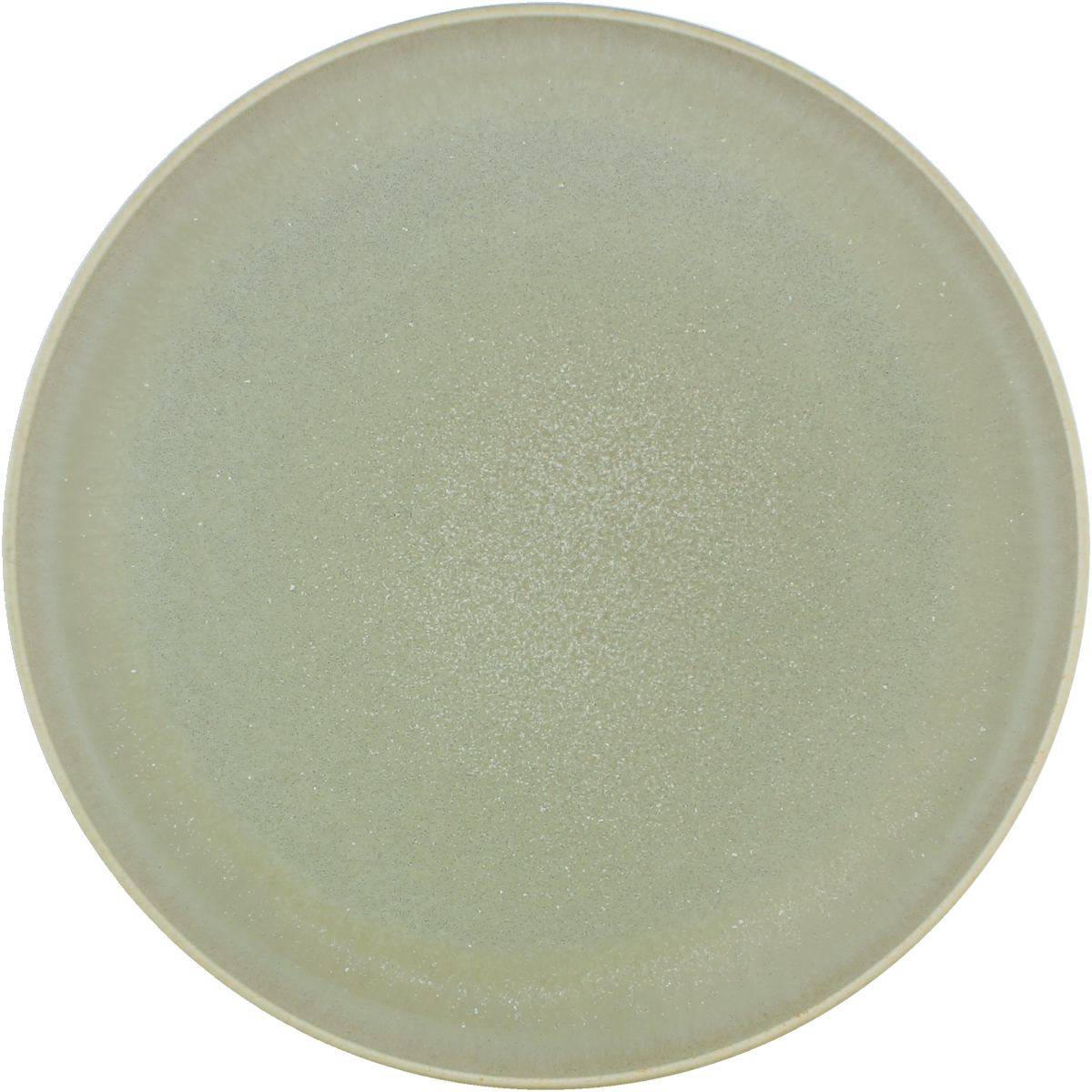 Plate flat round coupe matcha 21cm