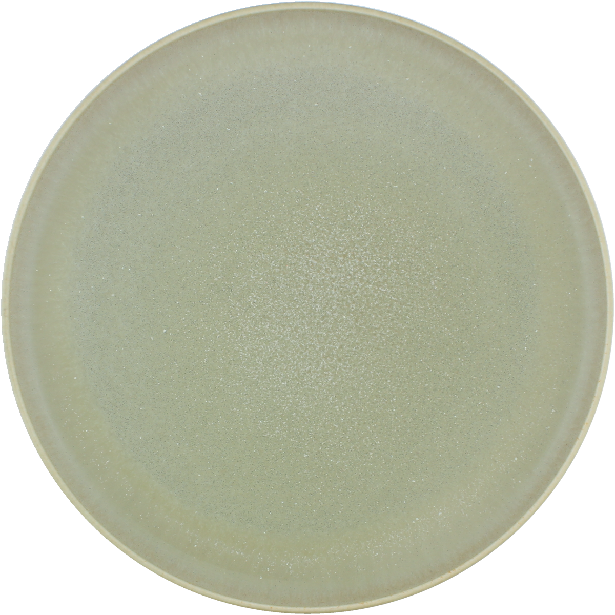 Plate flat round coupe matcha 24cm