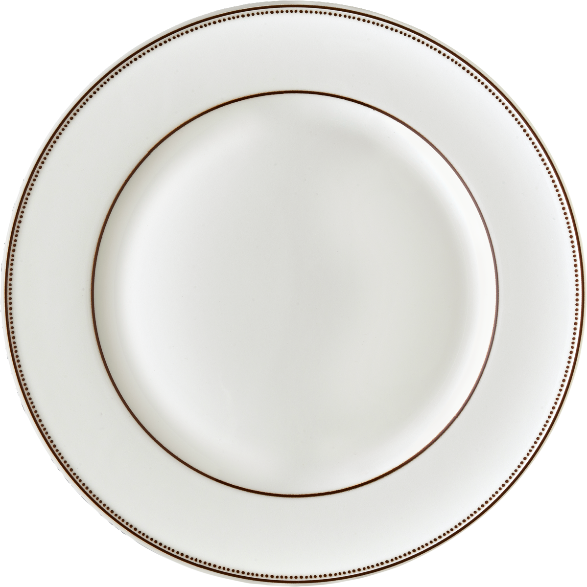 Plate flat round with rim 28cm