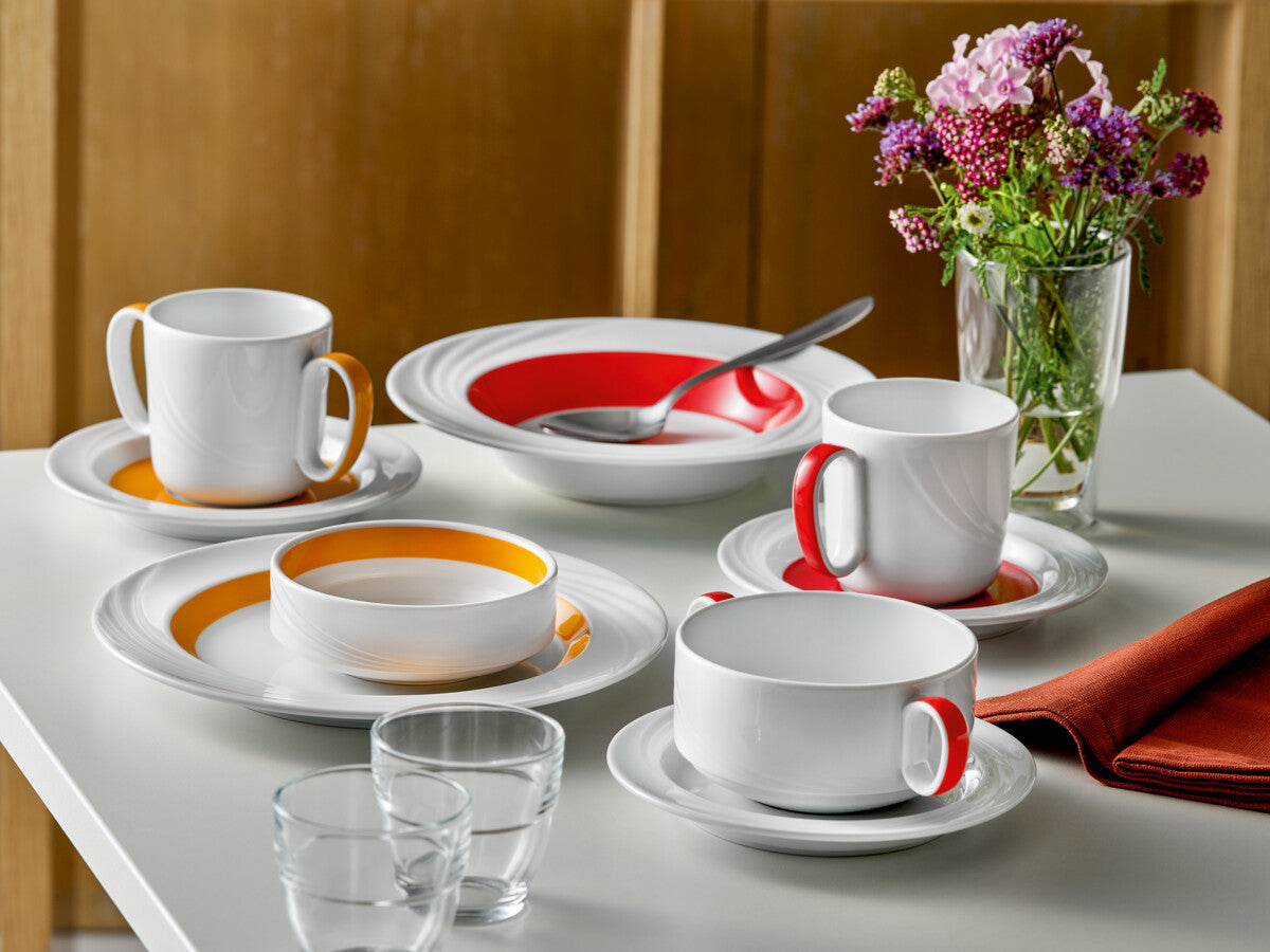 Cup special stackable embossed 0.18l