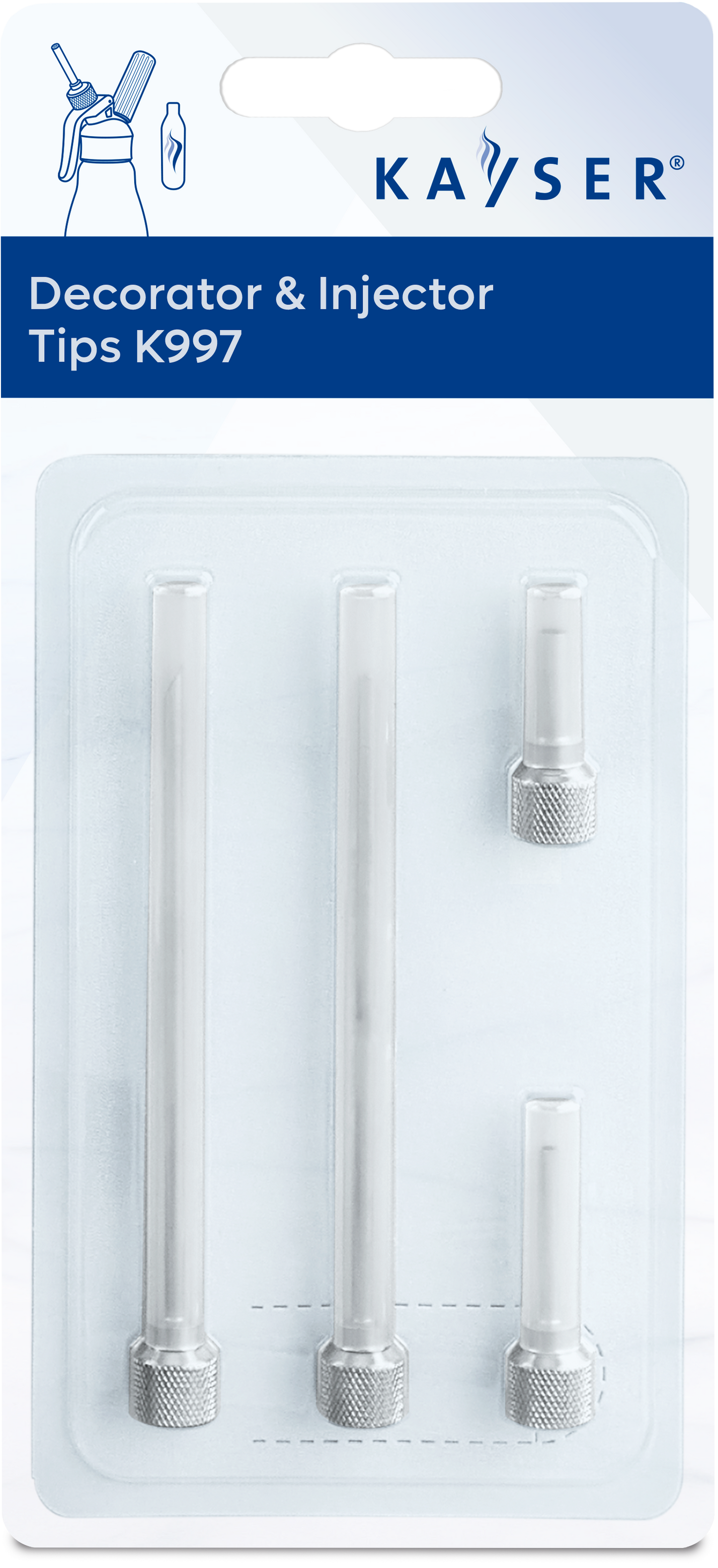 Decorating and injector tips WHIPcreamer K997