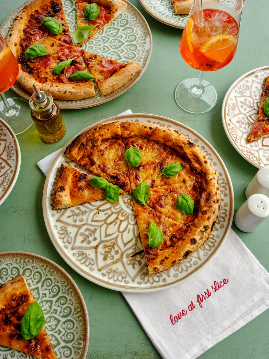 Plate flat round coupe jade 33cm