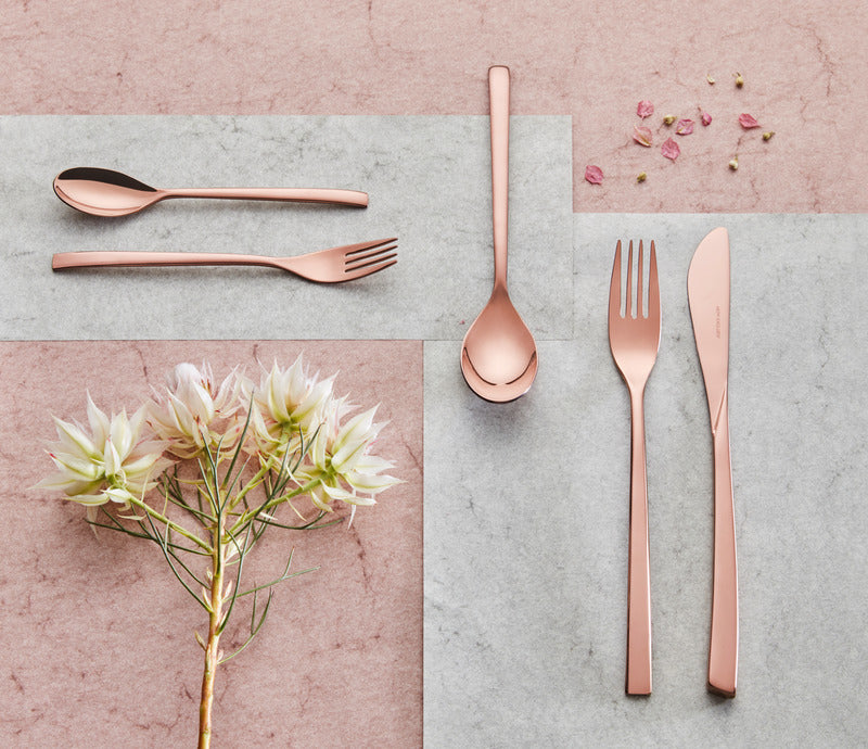 Dessert fork TALIA PVD copper 204mm