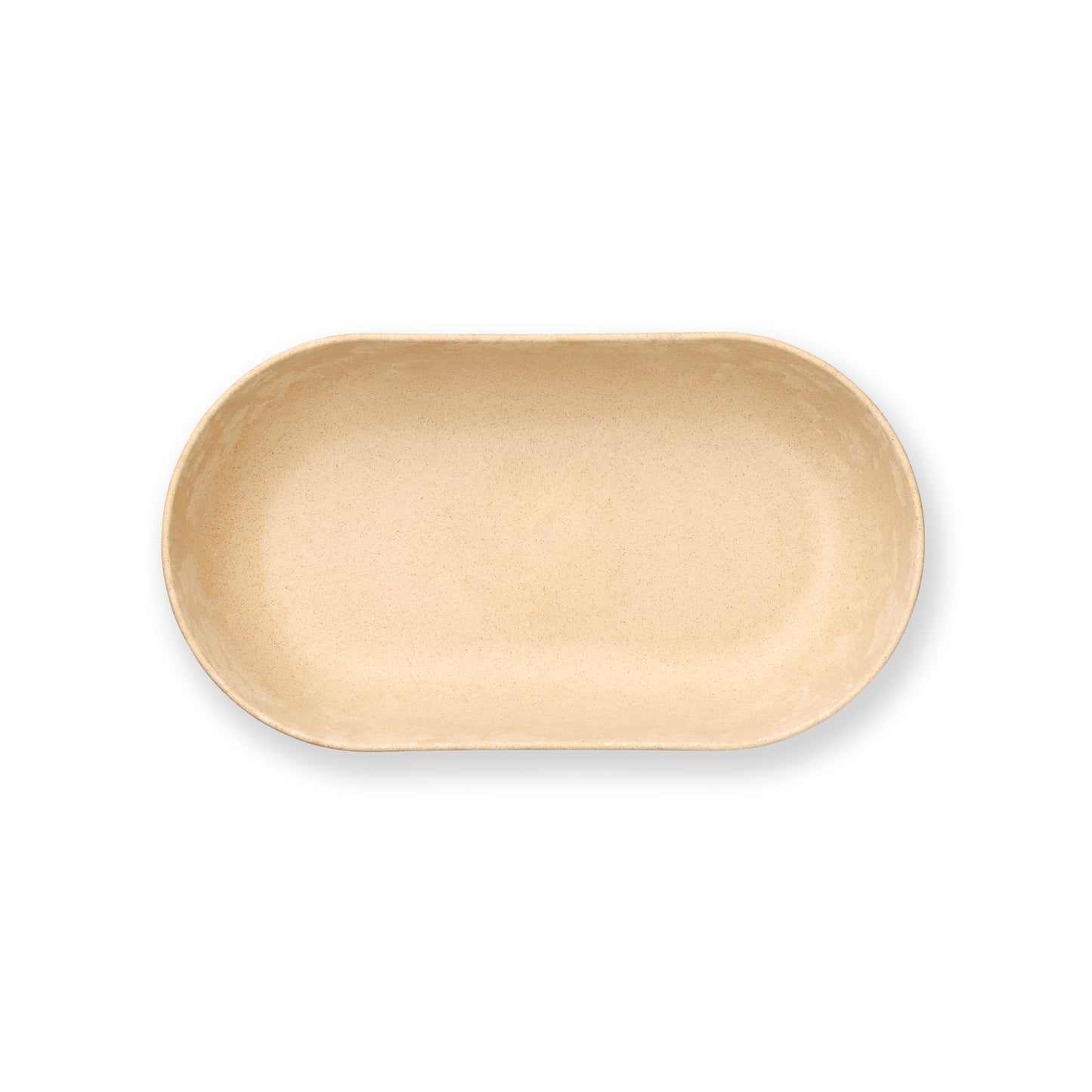 Platter oval 35cm sand