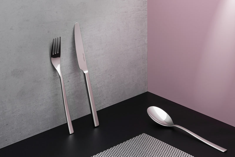 Dessert fork LENTO silverplated 197mm