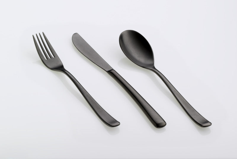 Coffee spoon MIDAN PVD gun metal stonewashed 136 mm