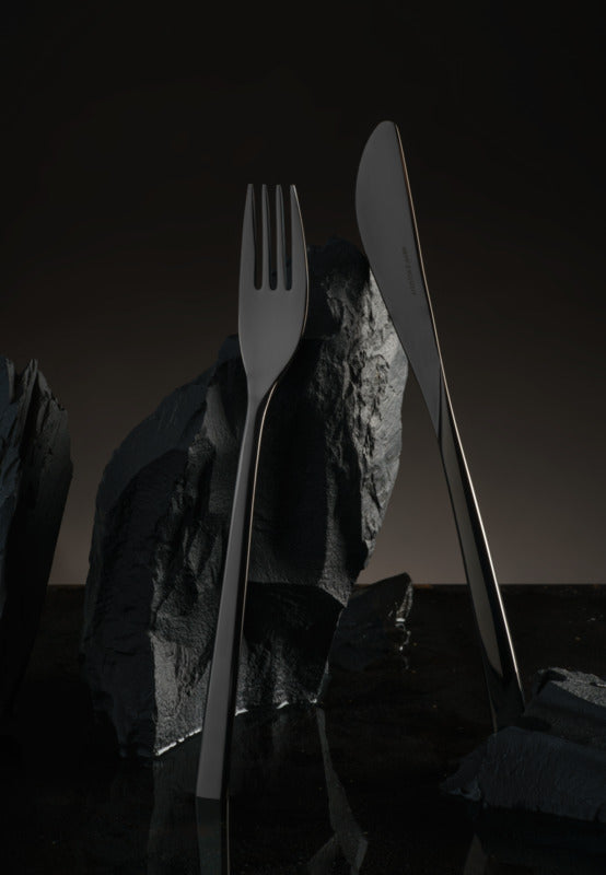 Cake fork TALIA PVD gun metal 172mm