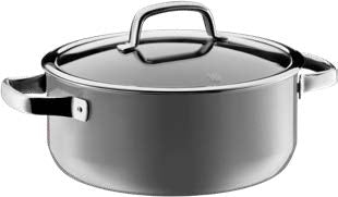 Fusiontec Mineral Braising Pan 24cm with lid Platinum