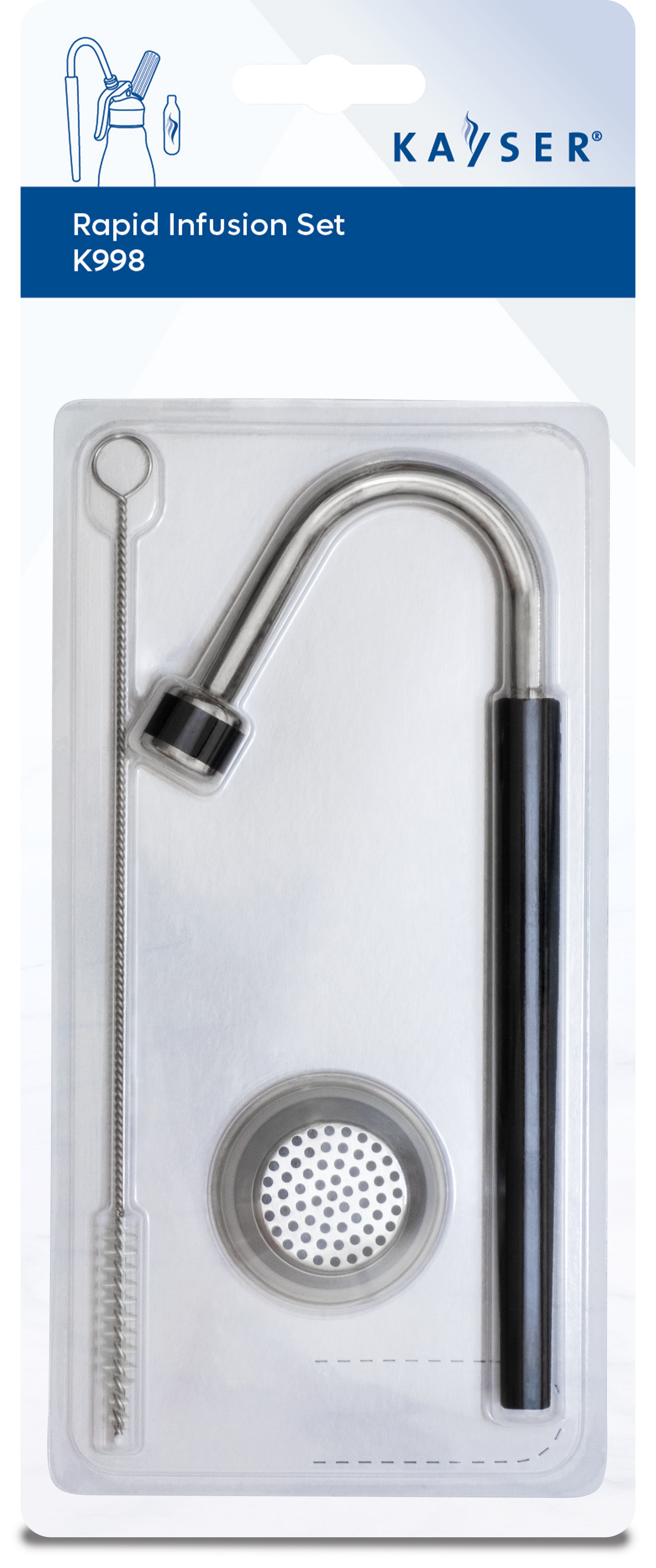 Creamer Chargers, blue, 10/box, Swedish text