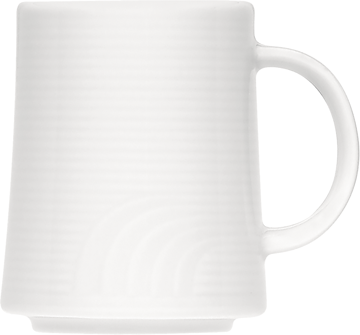 Mug stackable embossed 0.30l
