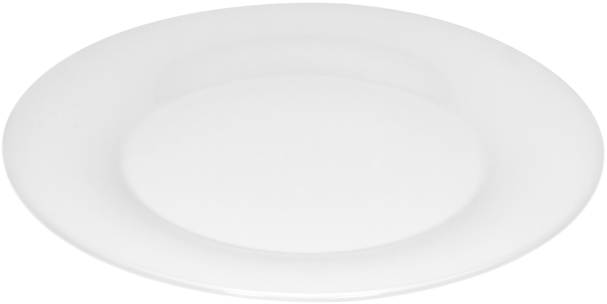 Plate flat round with rim 29cm
