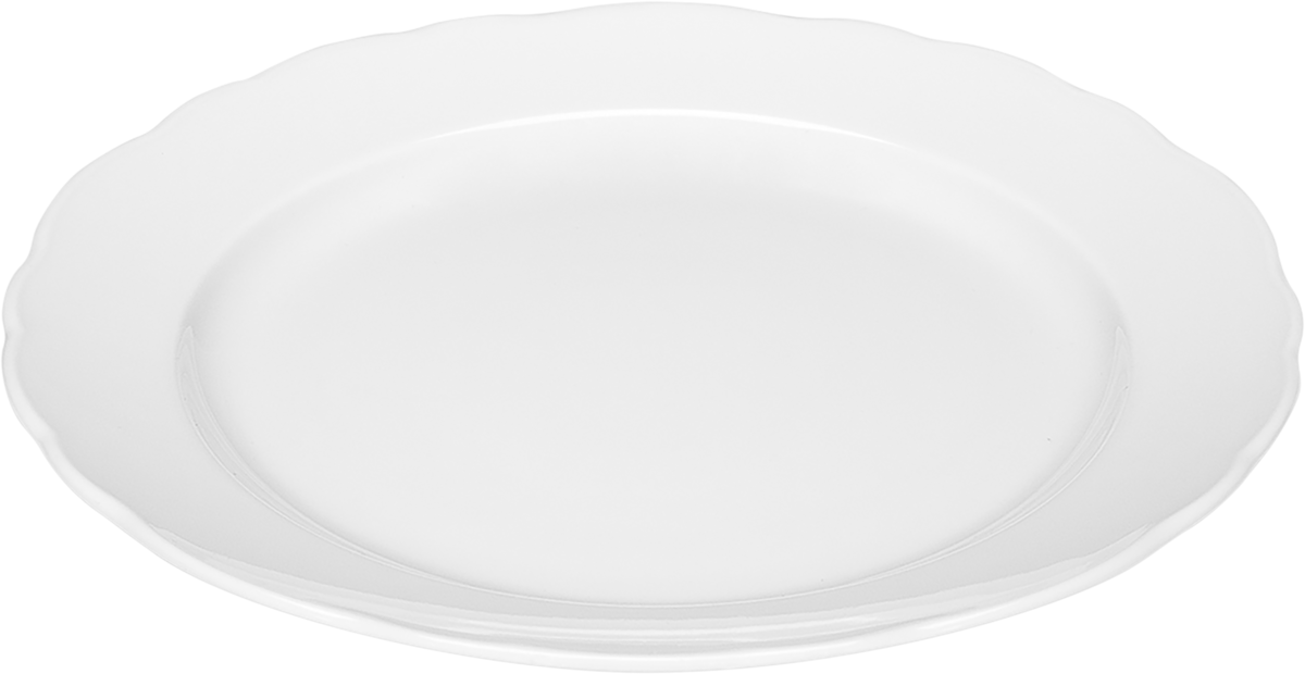 Plate flat round with rim 28cm