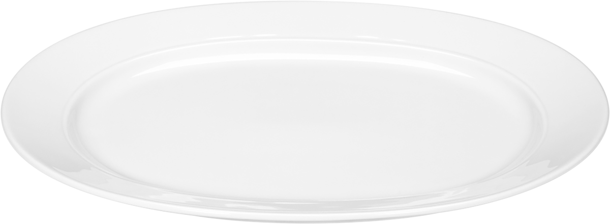 Platter oval with rim 33x24cm