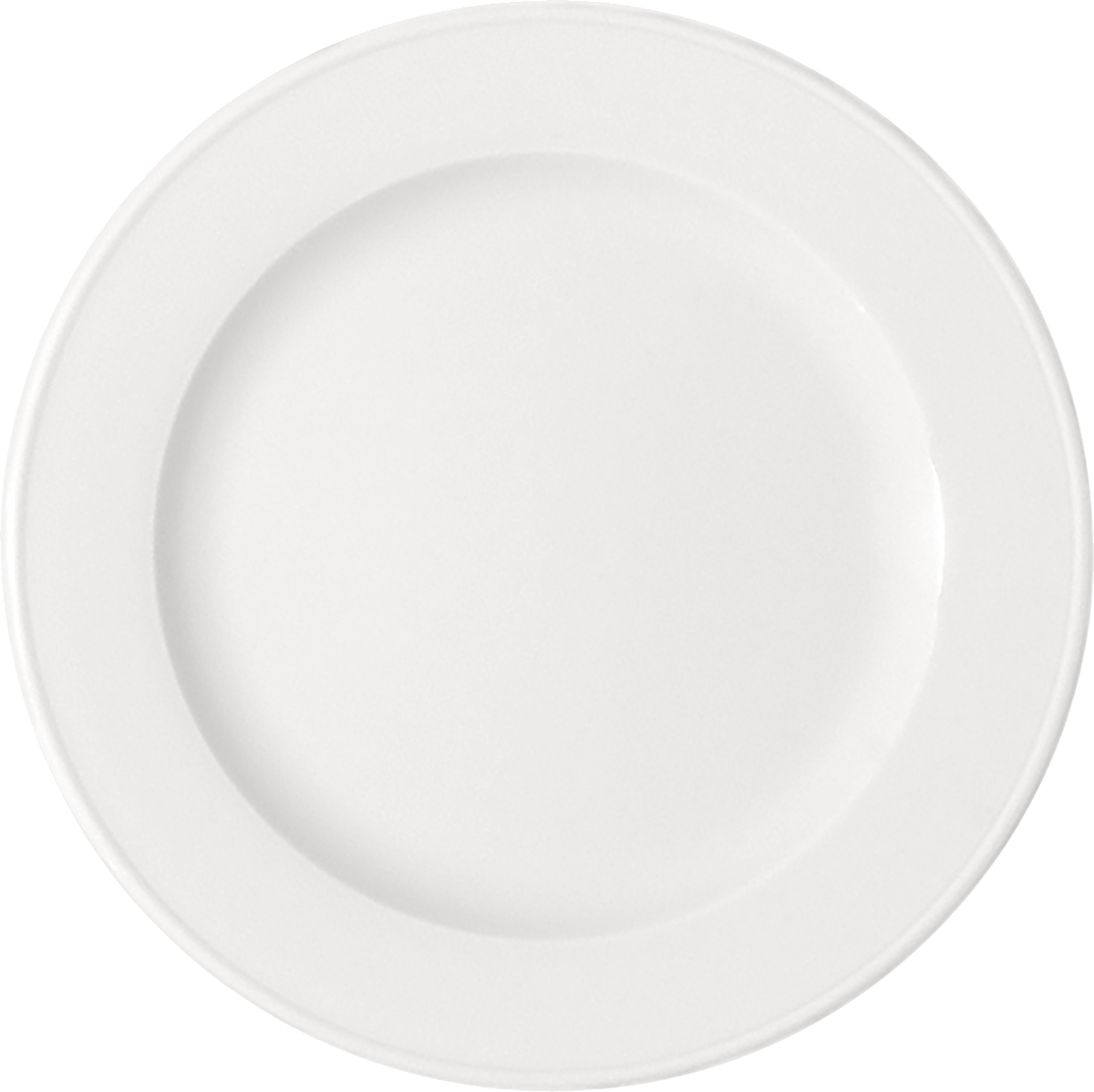 Plate flat round with rim 20cm