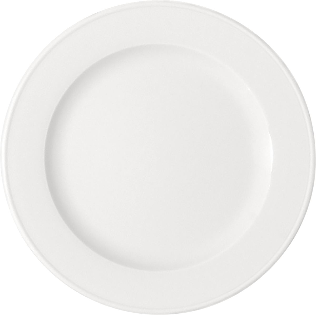 Plate flat round with rim 23cm