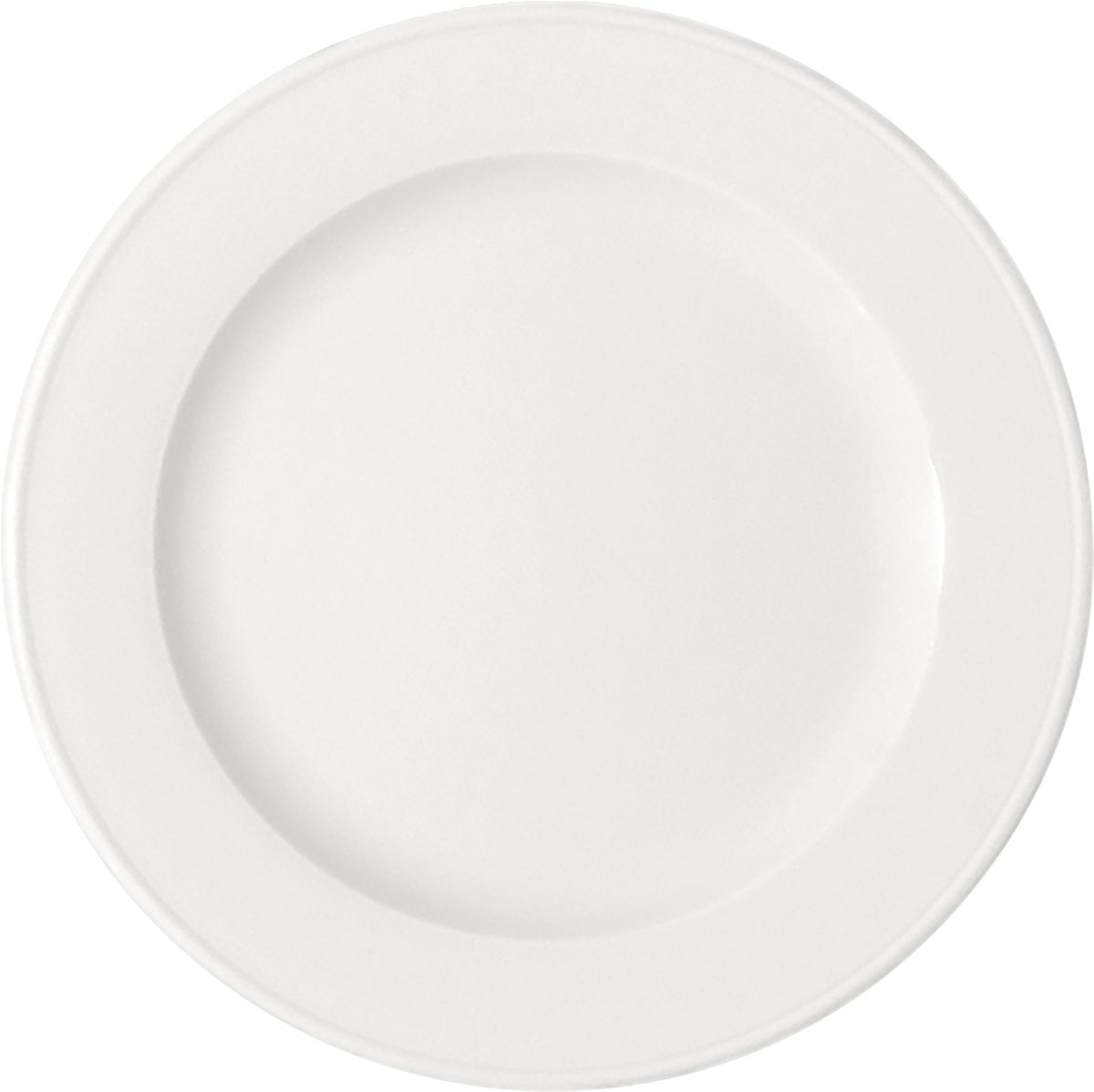 Plate flat round with rim 27cm