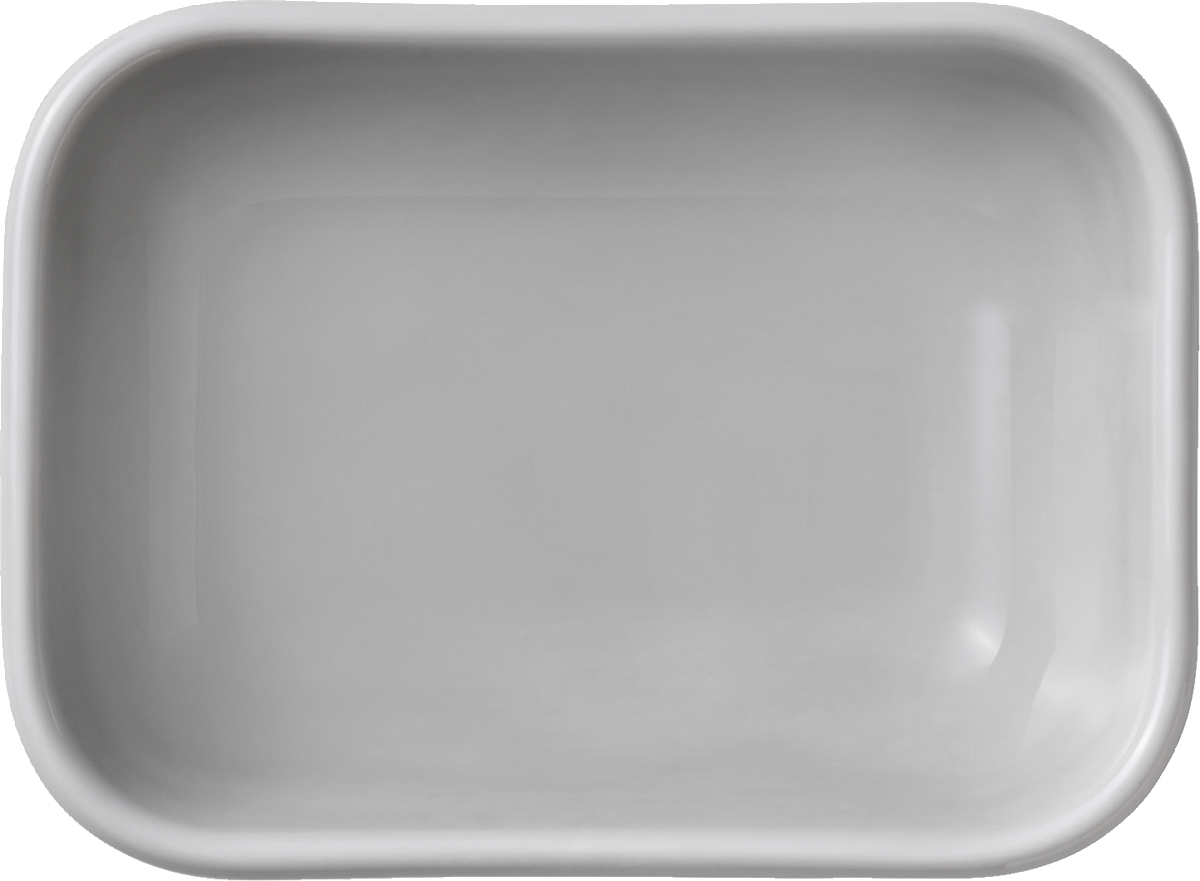 Bowl rectangular stackable GRAY 12x9cm/0.22l
