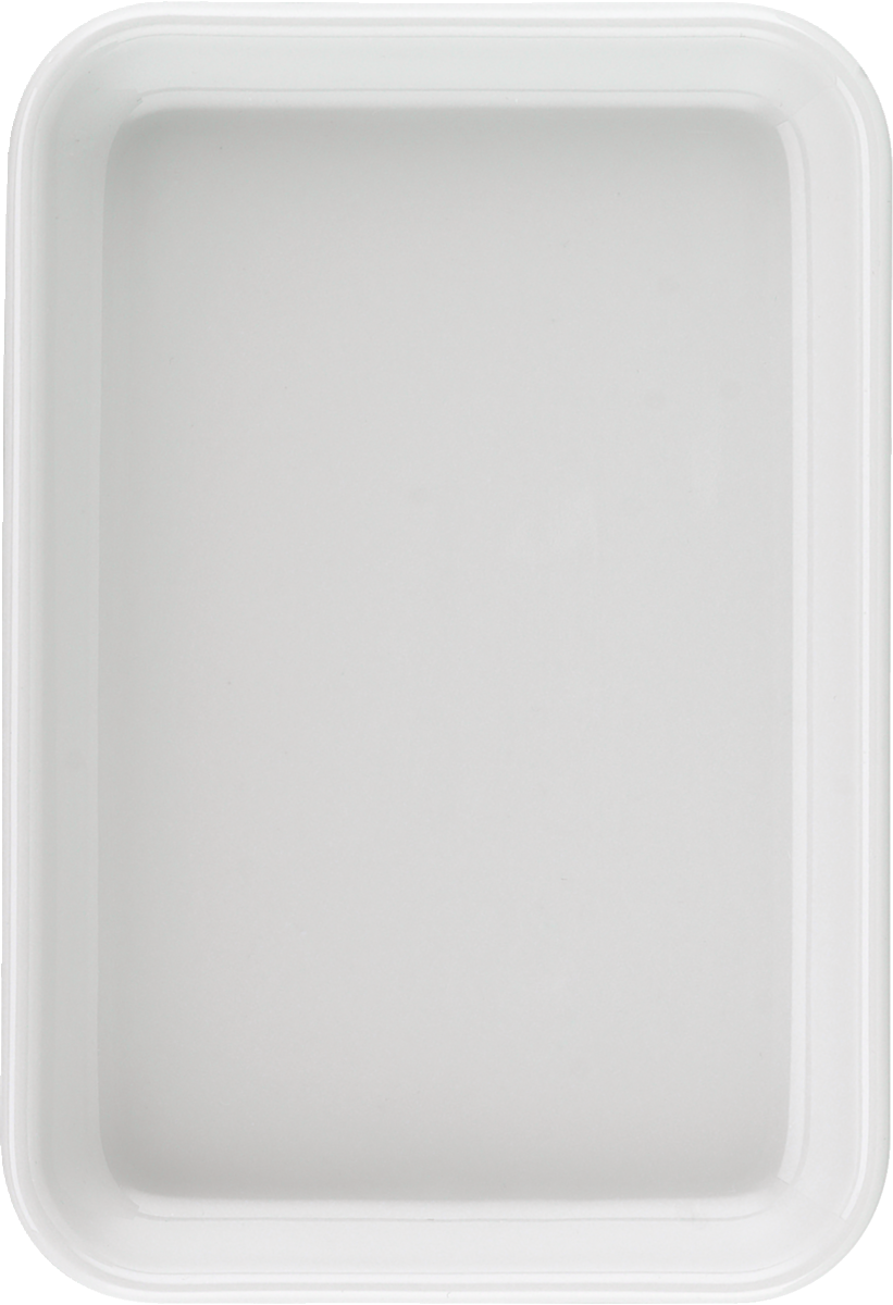 Plate flat rectangular PN 1/2 - 16x11cm