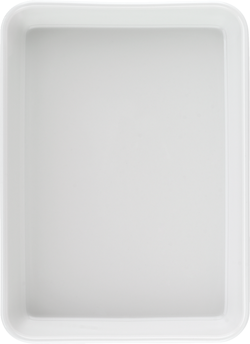 Plate flat rectangular PN 1/1 - 22x16cm