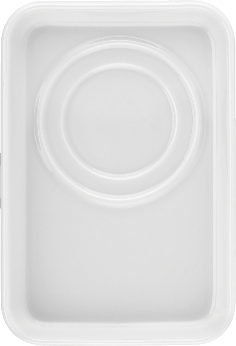 Set plate 2 wells PN 1/2 - 16x11cm