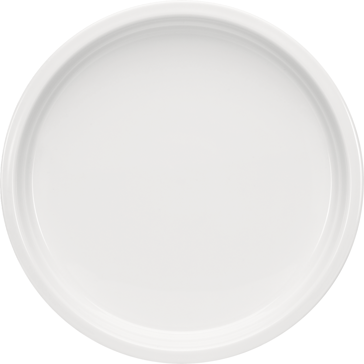 Plate half-deep round plain bottom 23cm